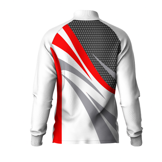 Next Print Printed White Jacket.