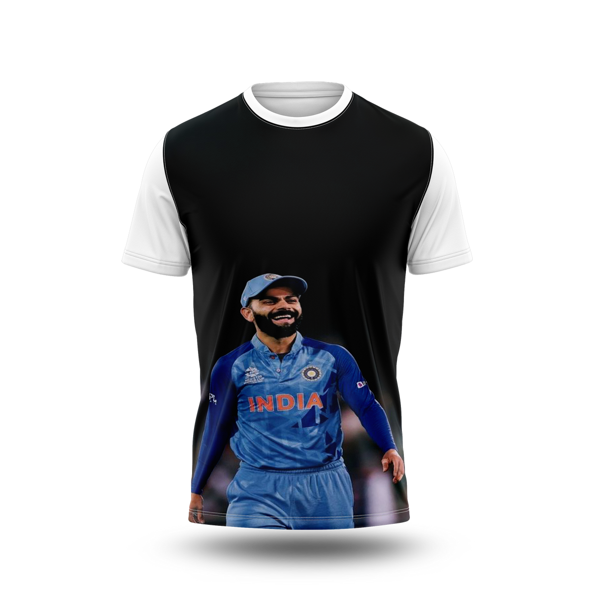 Virat Kohli Photo Printed T-Shirt.