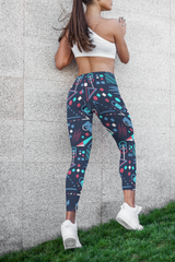 High-End Sportswear/Active Tights Stretch Leggings Yoga Pants Camouflage Gym Pants