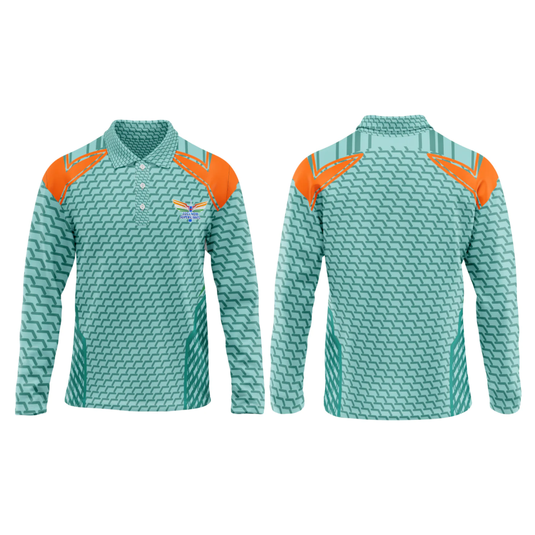 Next Print Ipl Lucknow Customisable Polo neck jersey