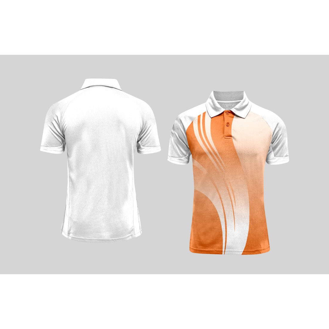 Next Print Cricket Polo Half White Customized Jersey NPCWH00A400
