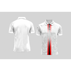 Next Print Cricket Polo Half White Customized Jersey NPCWH00A401