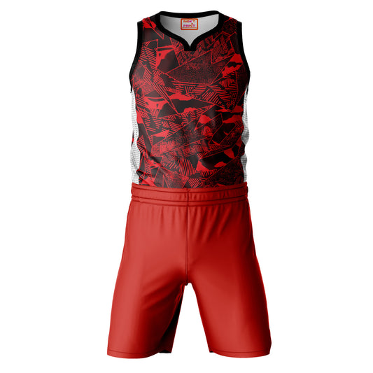 Red Basketball Jaesey With Shorts Nextprintr417