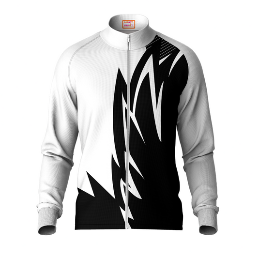 Next Print Printed White Jacket.