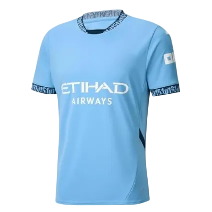 NextPrint Manchester City 2024/25 Home Blue Jersey – Football Shirt for Men & Boys