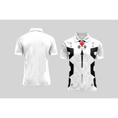 Next Print Cricket Polo Half White Customized Jersey NPCWH00A410
