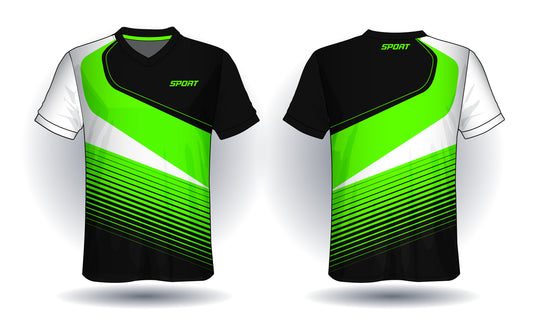 Neon Fusion Performance Jersey front view custom football fan jersey