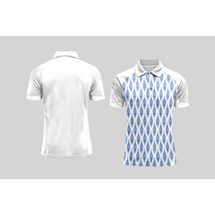 Next Print Cricket Polo Half White Customized Jersey NPCWH00A415