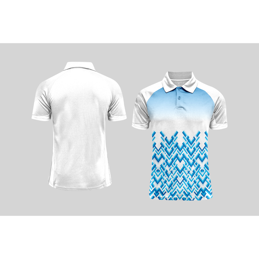 Next Print Cricket Polo Half White Customized Jersey NPCWH00A418