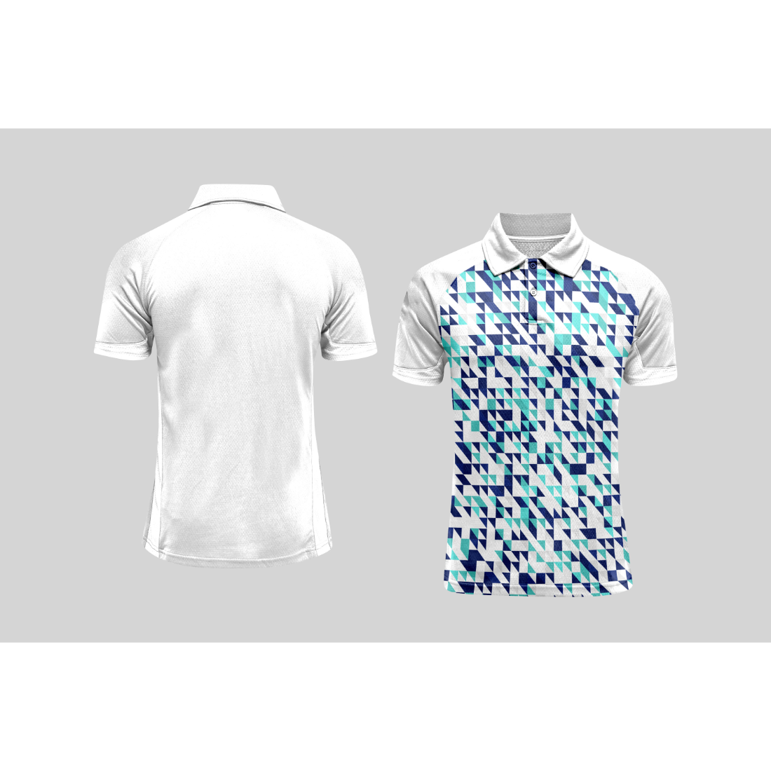 Next Print Cricket Polo Half White Customized Jersey NPCWH00A419