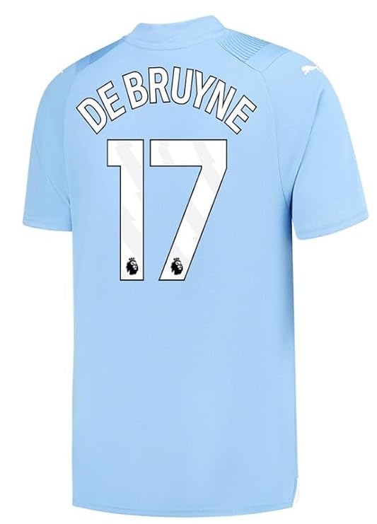 Next PrintRJM DE Bruyne Football Team Black Jersey