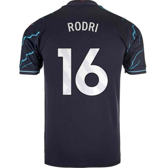 Next Print Rodri Jersey 16 Number City Football Jerseys Pl Club Team Men's Away Jersey