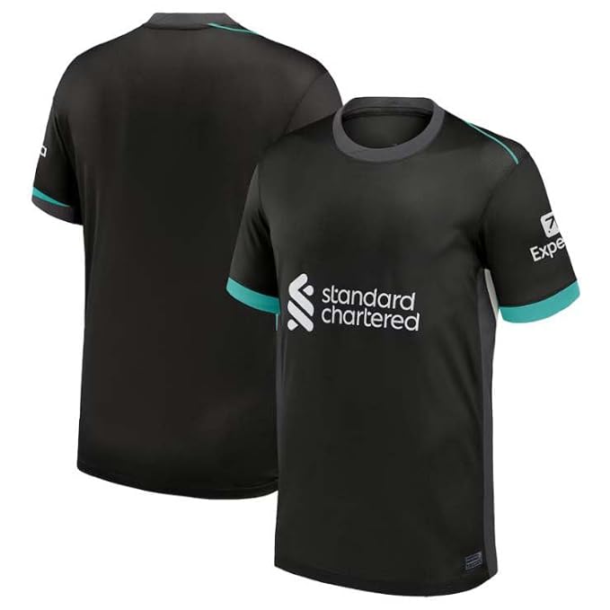 Liver Pool Jersey Pl Team Jersey Football Jerseys Club Team Men's New Away Jersey New