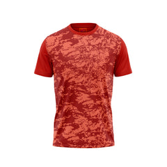Red Round Neck Half Sleeve Tshirt Nextprintr423