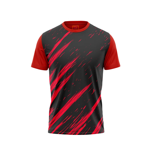 Red Round Neck Half Sleeve Tshirt NextprintrN186