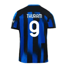 Next Print  Thuram Jersey 9 Number Italian Milan Jersey Club Team New Football Jerseys Club Men's