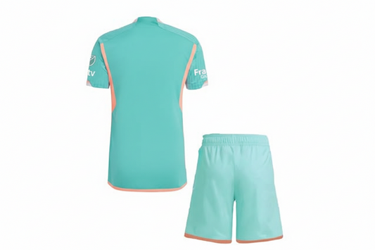NextPrint Ronaldo #7 & Messi #10 Football Jersey Set – Home & Away Kit with Shorts for Boys