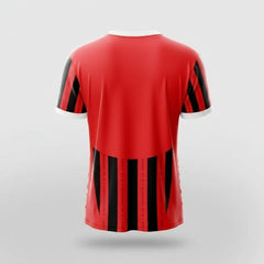 Next Print A.C. Milan 2024-25 Football Jersey | Personalized Custom Name & Number Red Black Team Shirt | Lightweight Dry-Fit Milan Club Supporter Fanwear for Men, Women, Kids | Official Milan Soccer Jersey