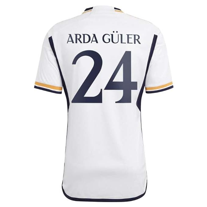 Next Print Arda Guler Jersey 24 Number Jersey Football Jerseys Liga Club Men's Home