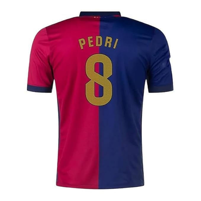 Next Print Pedri Jersey 8 Number Football Jerseys Famous Club Team Men's Home New Season Jersey