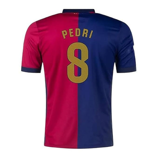 Next Print Pedri Jersey 8 Number Football Jerseys Famous Club Team Men's Home New Season Jersey (Copy)