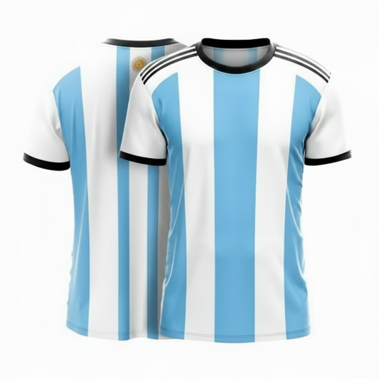 Next Print Argentinaa 2022/23 Home Authentic Football Jersey - Personalized with Custom Name & Number | Sizes for Kids, Men & Women