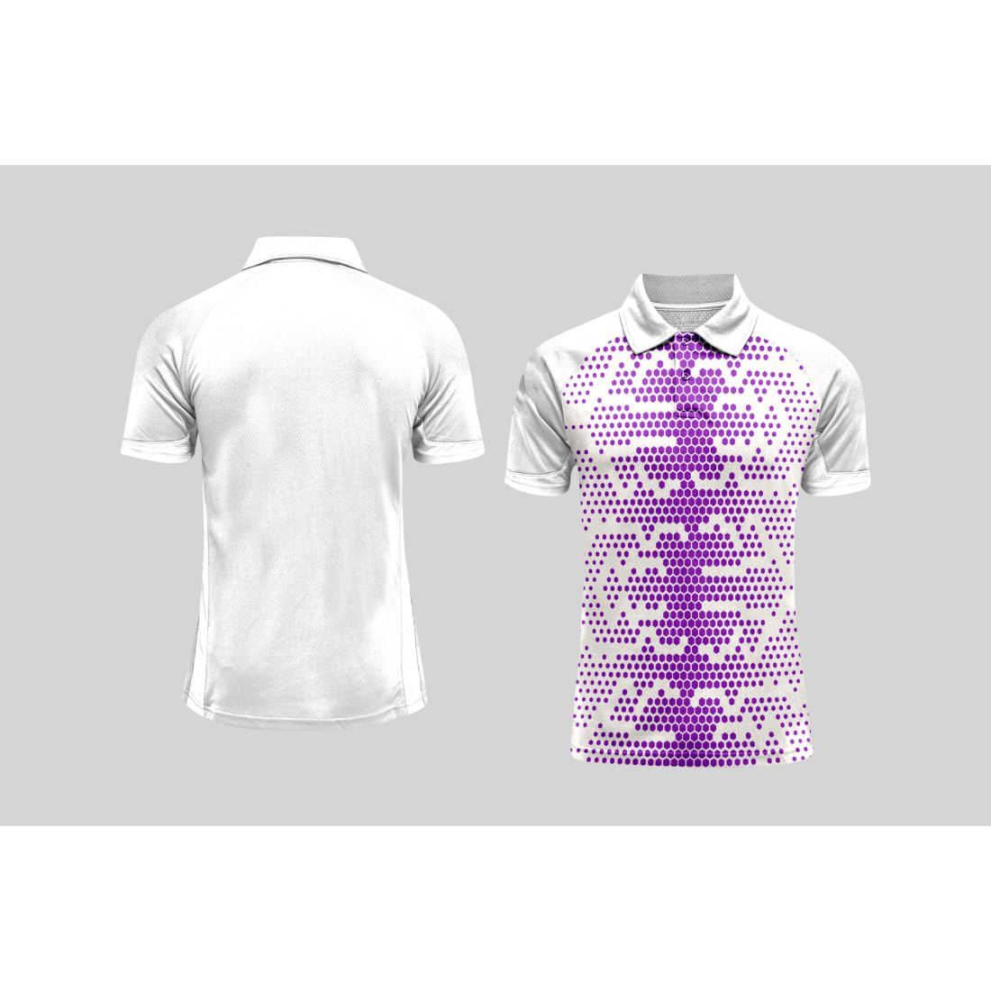 Next Print Cricket Polo Half White Customized Jersey NPCWH00A420