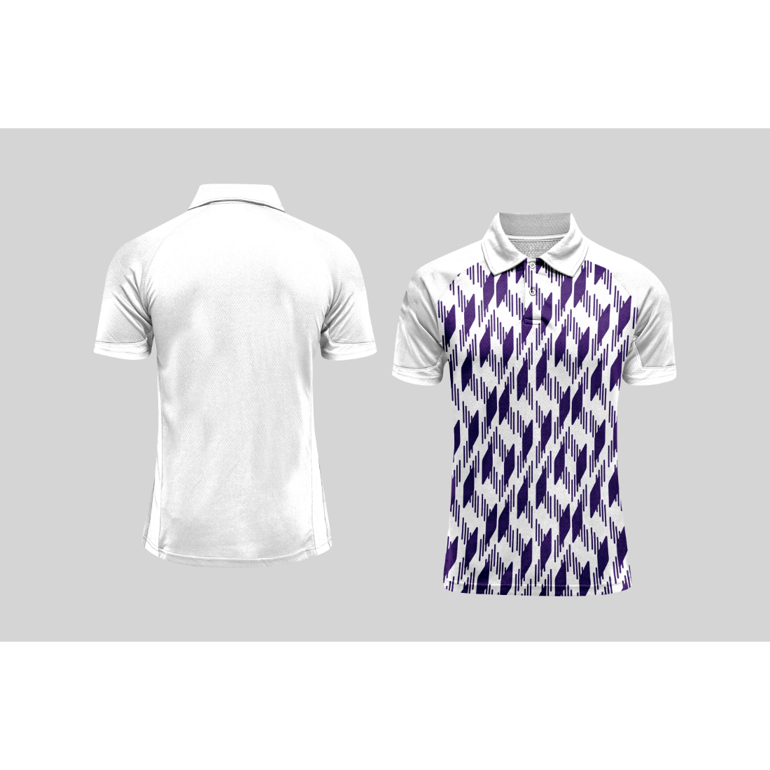 Next Print Cricket Polo Half White Customized Jersey NPCWH00A429