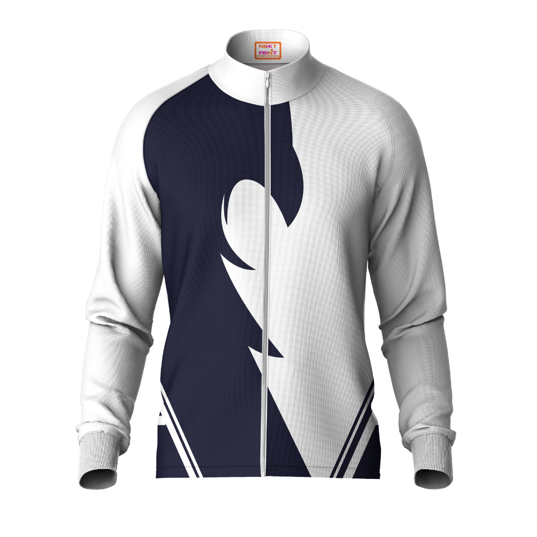 Next Print Printed White Jacket.