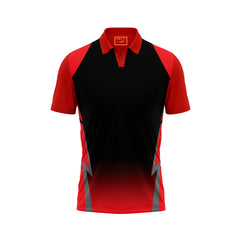 Red Polo Neck Half Sleeve T Shirt Nextprintr NP50000729
