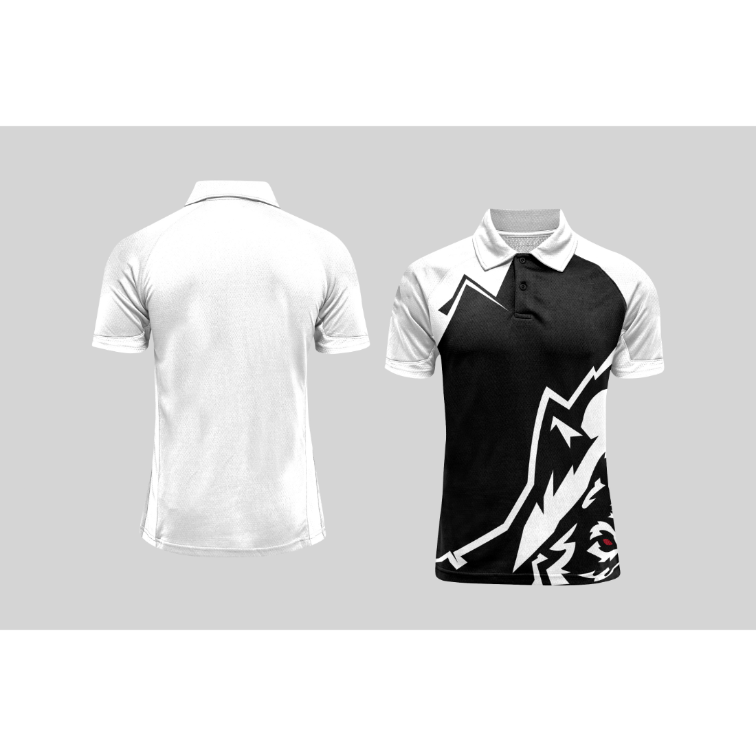 Next Print Cricket Polo Half White Customized Jersey NPCWH00A42