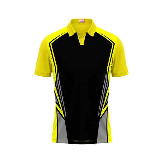 Next Print Customised Polo Neck Yellow Jersey NPTS36