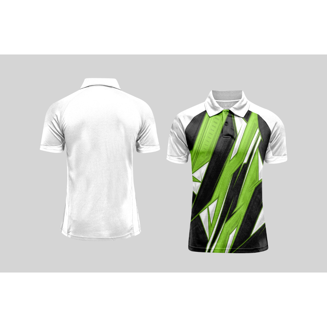 Next Print Cricket Polo Half White Customized Jersey NPCWH00A430
