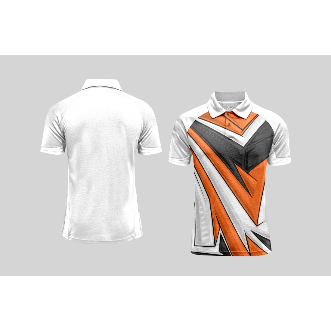 Next Print Cricket Polo Half White Customized Jersey NPCWH00A433