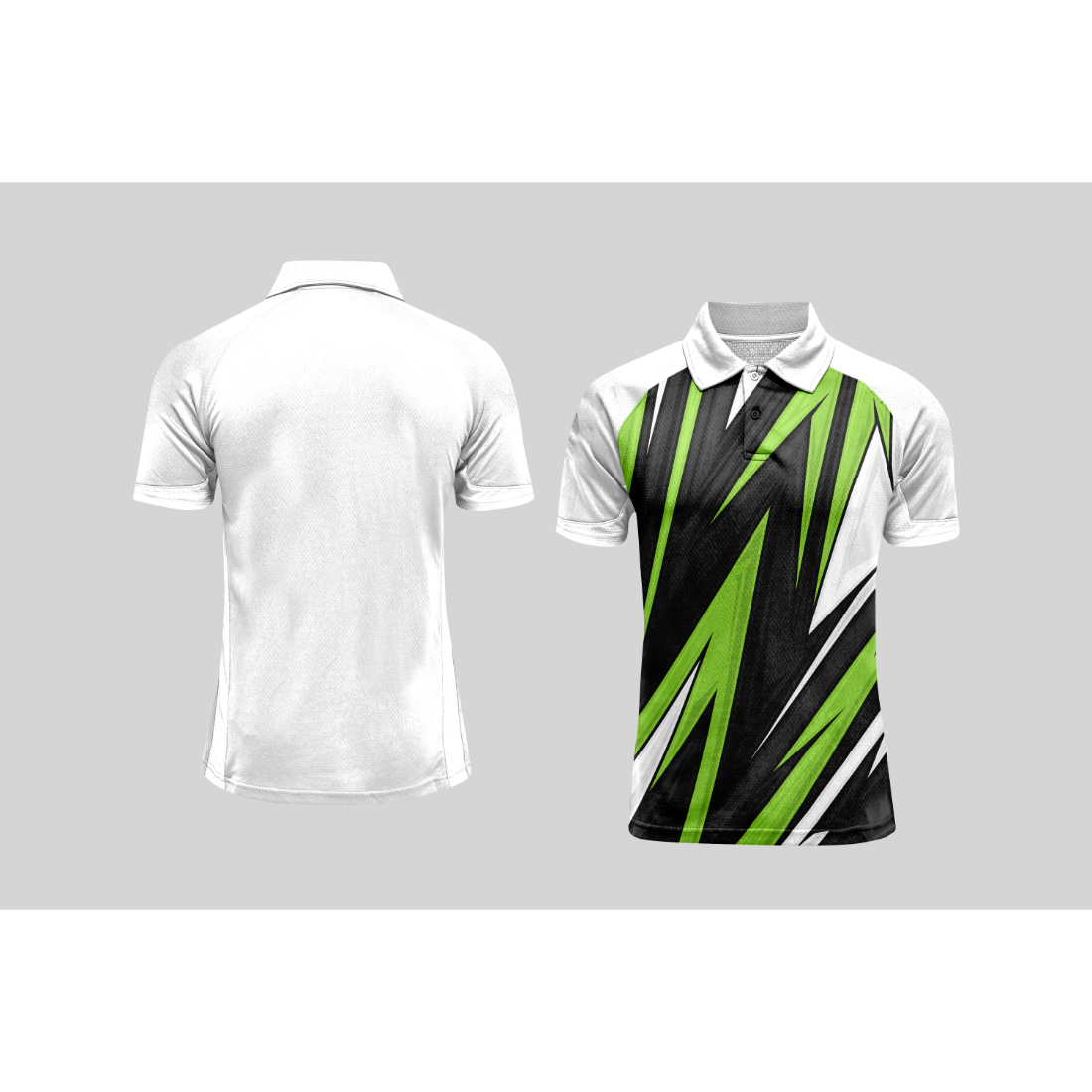 Next Print Cricket Polo Half White Customized Jersey NPCWH00A436