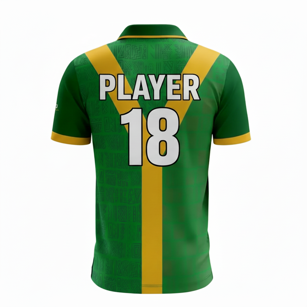 Next Print Customised Cricket  South Africa Jersey For Men / Women With Name and Number Print.