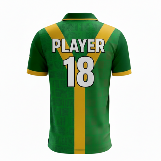 Next Print Customised Cricket  South Africa Jersey For Men / Women With Name and Number Print.