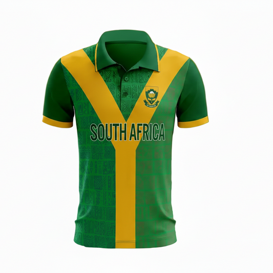 Next Print Customised Cricket  South Africa Jersey For Men / Women With Name and Number Print.