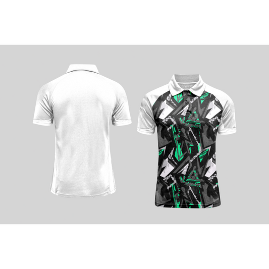Next Print Cricket Polo Half White Customized Jersey NPCWH00A456
