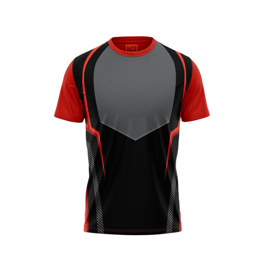 Red Round Neck Half Sleeve Tshirt Nextprintr NP50000732