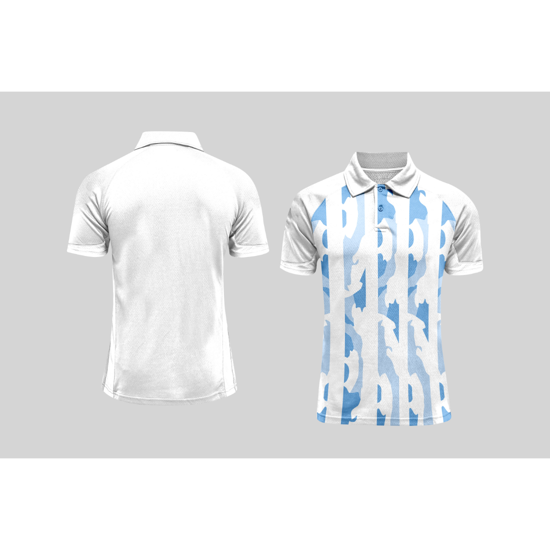 Next Print Cricket Polo Half White Customized Jersey NPCWH00A46