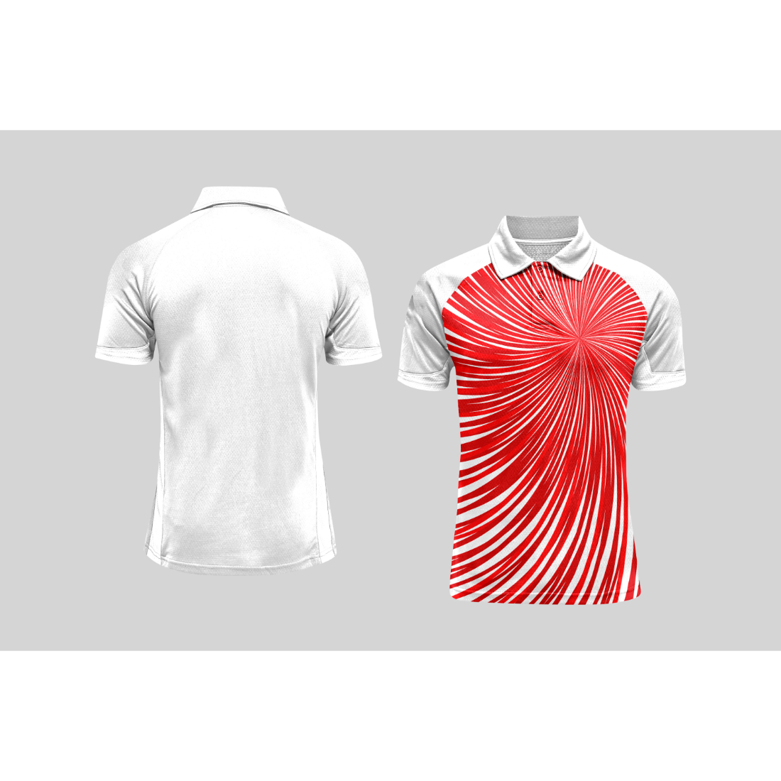 Next Print Cricket Polo Half White Customized Jersey NPCWH00A473