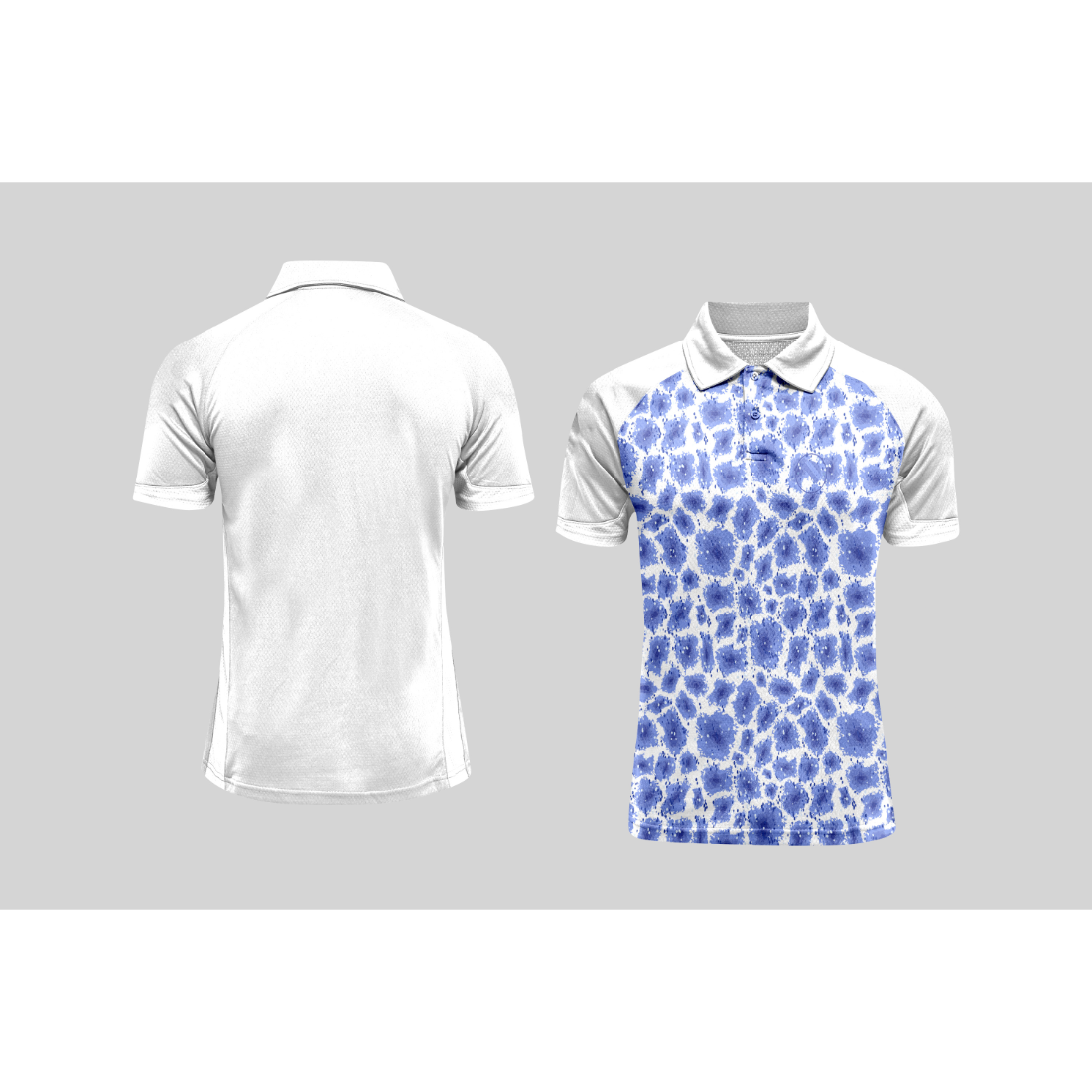 Next Print Cricket Polo Half White Customized Jersey NPCWH00A474