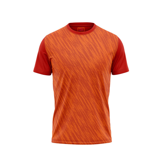 Red Round Neck Half Sleeve Tshirt Nextprintr444