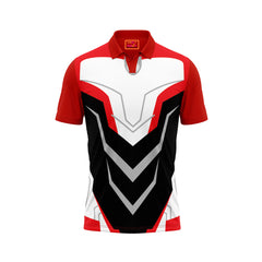 Red Polo Neck Half Sleeve T Shirt Nextprintr NP50000757