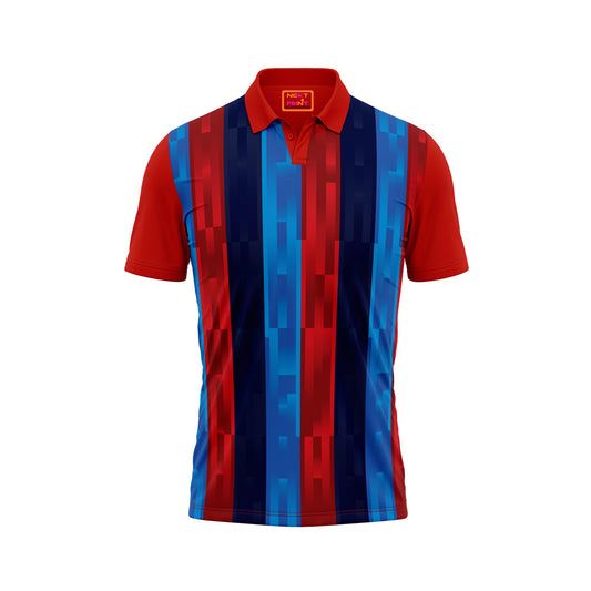 Red Polo Neck Half Sleeve T Shirt Nextprintr456