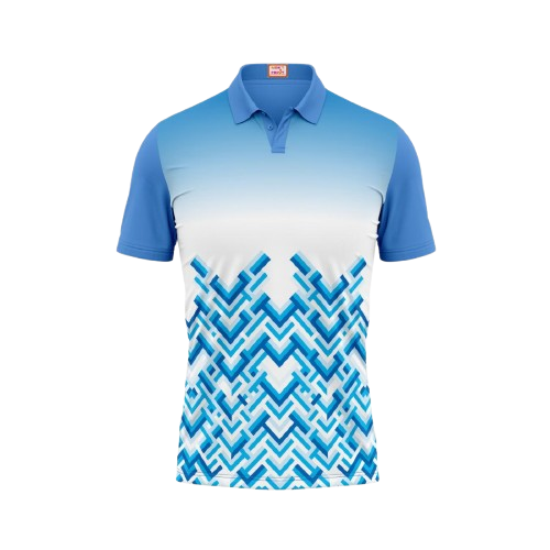 Next Print Customized Polo Neck Skyblue Jersey Design 46