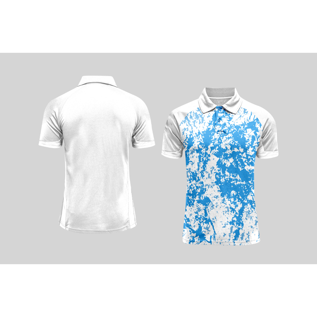 Next Print Cricket Polo Half White Customized Jersey NPCWH00A49