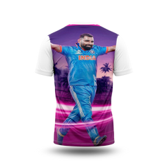 Mohammed Shami Photo Printed T-Shirt.