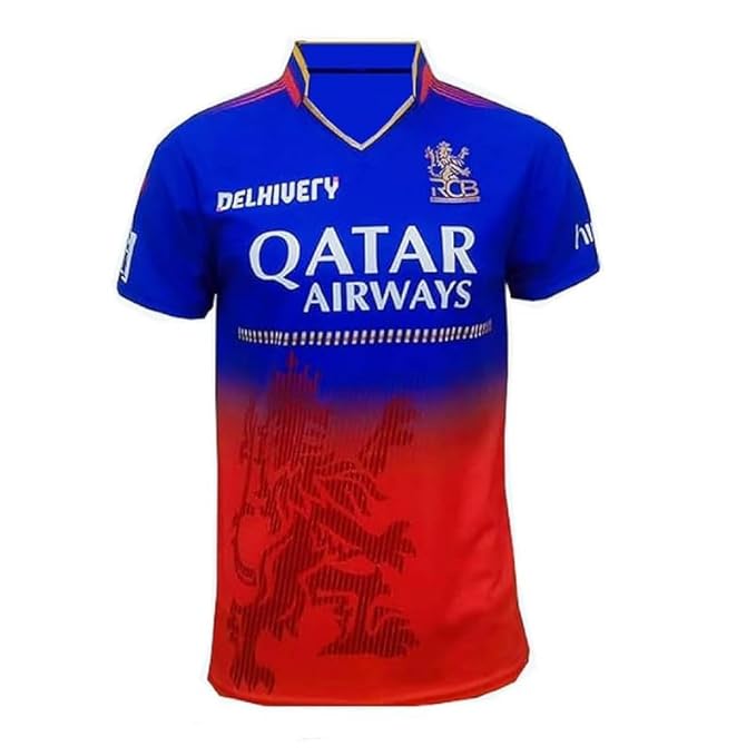 Next Print RJM Viart Kohli 18 Bangalore Cricket Team New Jersey Tshirt for (Men & Boys & Kids)
